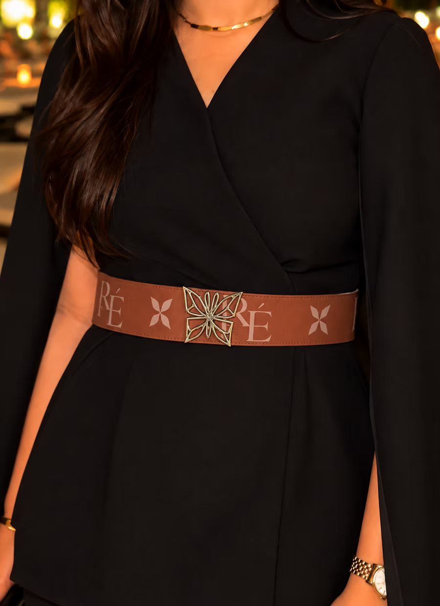 Butterfly signature belt