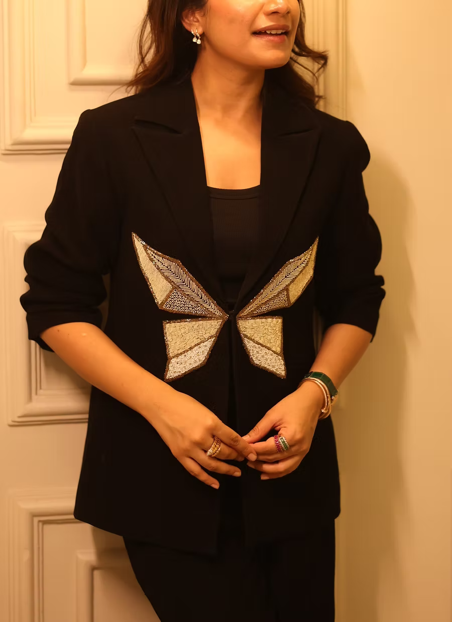 Ethereal Aviary blazer