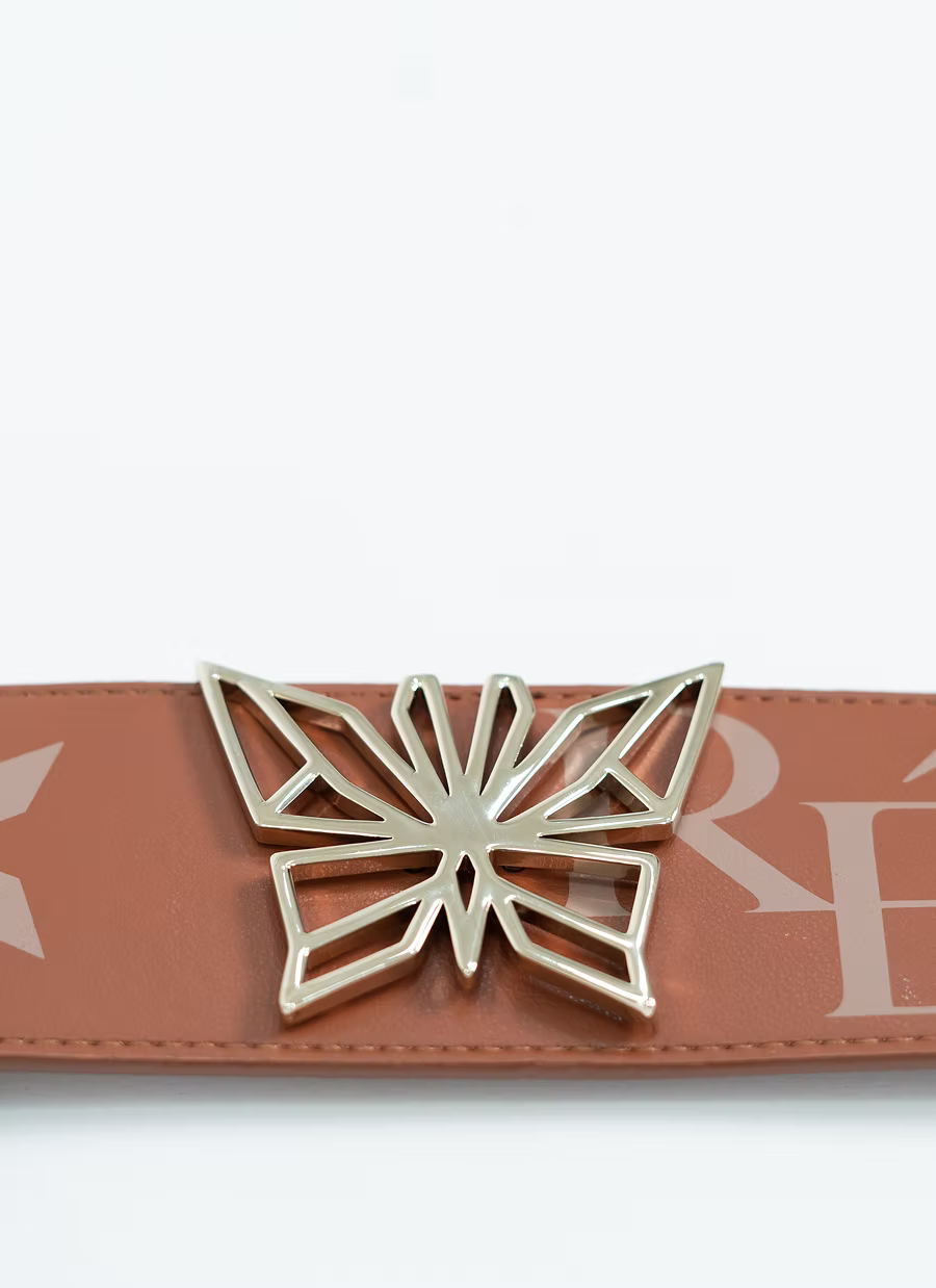 Butterfly signature belt